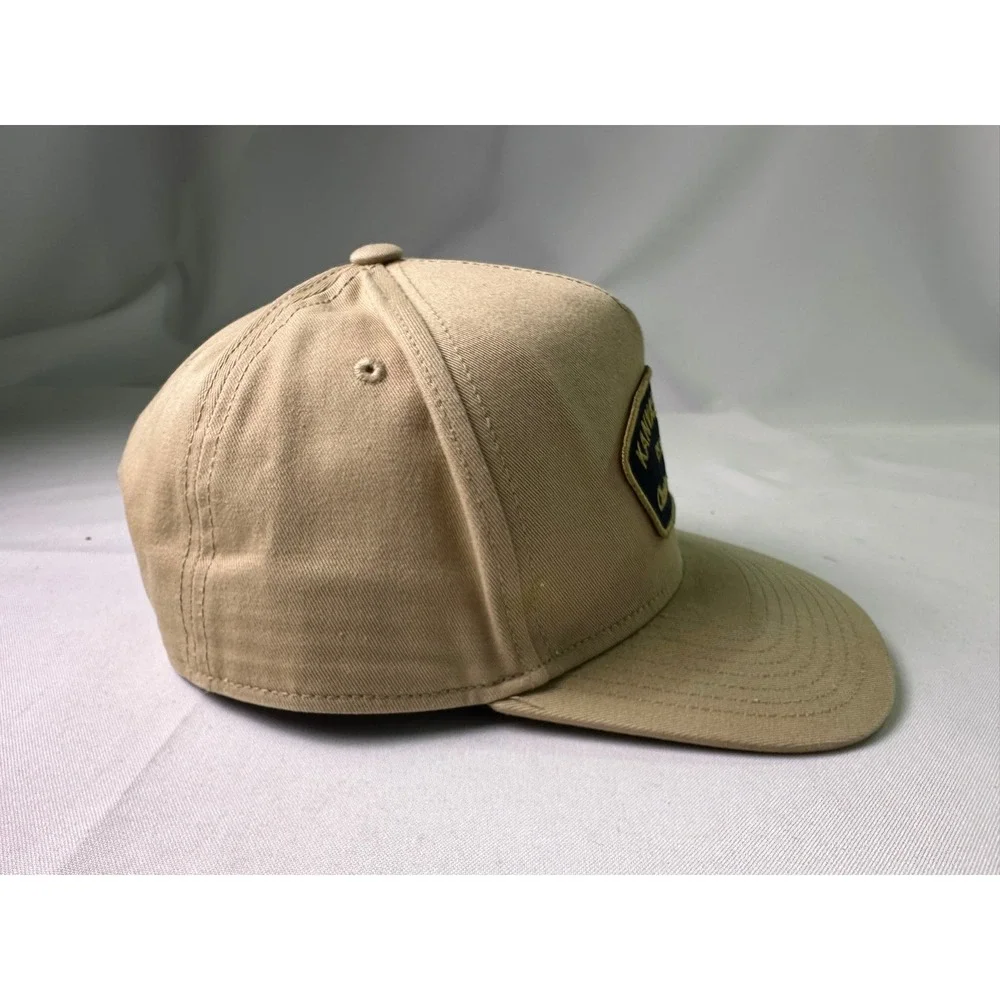 Katin Customs Hat Tan Cotton Canvas Snapback Est 1954 Patch Surf Skate‎ OSFA